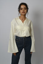 Striped Bell Sleeve Shirt