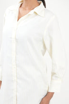 Lyocell Fluid Striped Shirt